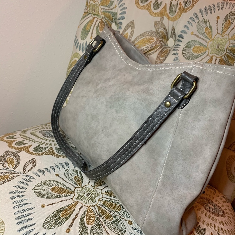 BOC BORN Concepts Gray Shoulder Bag Handbag - Picture 3 of 6